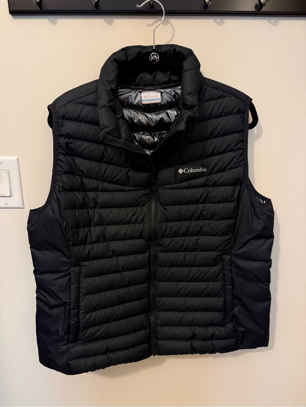 Columbia Black Quilted Packable Puffer Vest